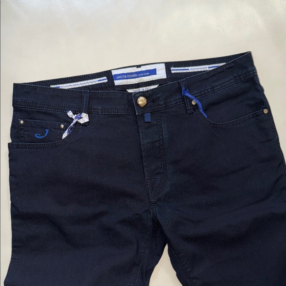 Jacob Cohen Men's Deep Indigo Bard Jeans - Picture 13 of 17